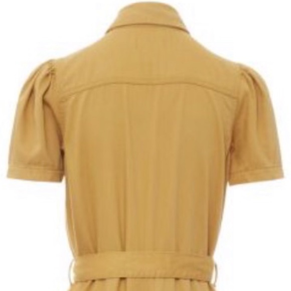 Boyish x Free People The Vincent Sm Yellow Gold Denim Utility Coveralls Jumpsuit - Picture 8 of 13